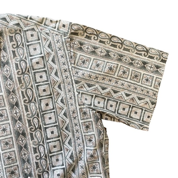 CAMPIA MODA Mens 100% Cotton Printed HAWAIIAN SHIRT size large - Picture 3 of 4